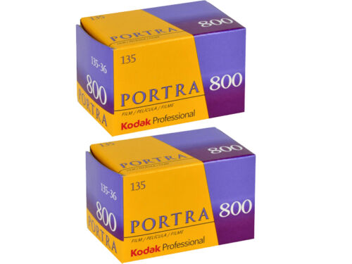 Kodak Portra 800 Professional 36 Exposure Color Negative 35mm Film, 2 Rolls